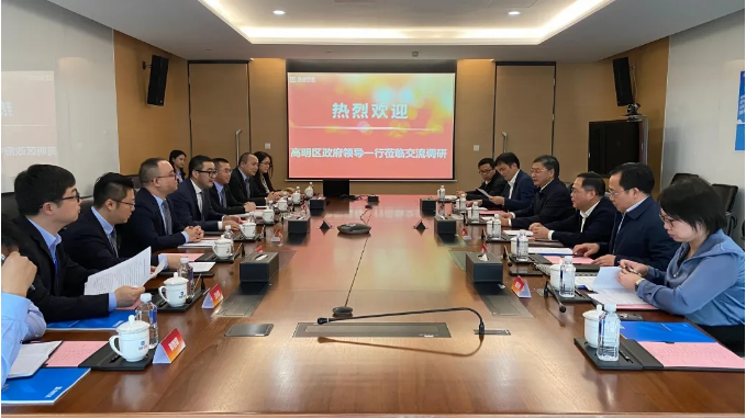 高明区区委书记杨永泰一行到尊龙凯时环境调研